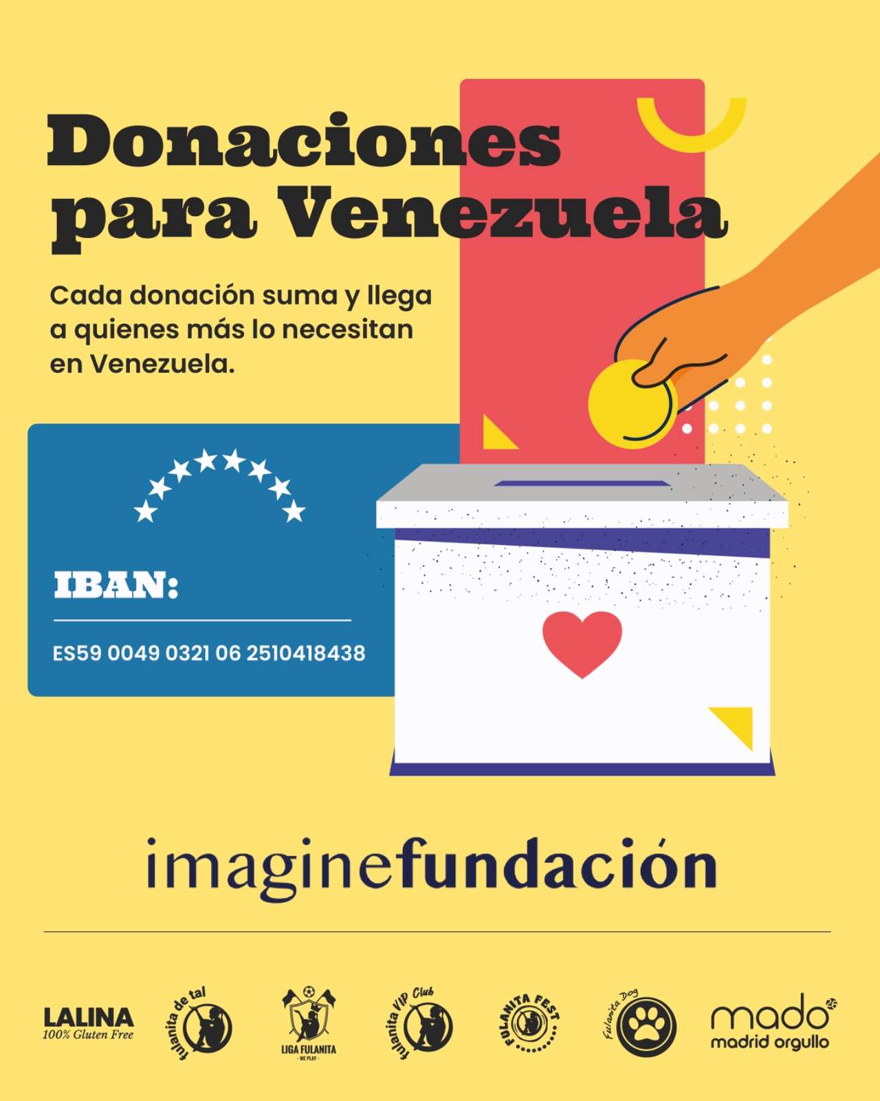 Donaciones para Venezuela - Fundación Imagine Horizons